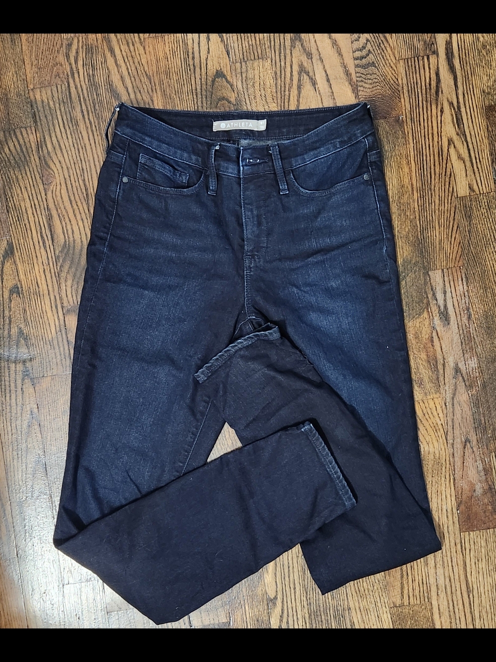 Athleta Skulptek Dark Indigo Stretch Denim Jeans Size 6T